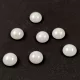 Cseh üveg kaboson - Alabaster - 10mm