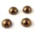 Czech Glass Cabochon - Bronze - 10mm