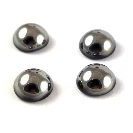 Cseh üveg kaboson - Jet Chrome - 10mm