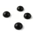 Czech Glass Cabochon - Jet - 10mm