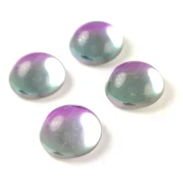 Cseh üveg kaboson - Crystal Vitrail Light - 14mm