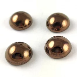 Cseh üveg kaboson - Bronze - 14mm