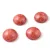 Czech Glass Cabochon - Alabaster Brown Pink Luster - 16mm