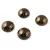 Czech Glass Cabochon - Jet Bronze - 16mm