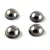 Czech Glass Cabochon - Jet Chrome - 16mm