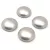 Czech Glass Cabochon - Crystal Aluminium - 18mm
