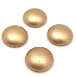 Czech Glass Cabochon - Aztec Gold - 18mm