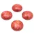 Czech Glass Cabochon - Alabaster Brown Pink Luster - 18mm