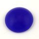 Czech Glass Cabochon - Dark Blue - 18mm