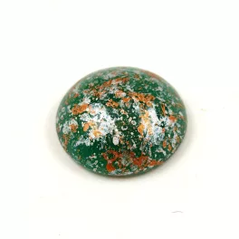 Cseh üveg kaboson - Forest Green Tweedy - 18mm