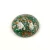 Cseh üveg kaboson - Forest Green Tweedy - 18mm