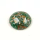 Cseh üveg kaboson - Forest Green Tweedy - 18mm