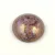 Cseh üveg kaboson - Rose Water Opal Bronze - 18mm