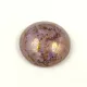 Cseh üveg kaboson - Rose Water Opal Bronze - 18mm