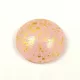 Cseh üveg kaboson - Rose Water Opal Splash - 18mm
