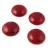 Czech Glass Cabochon - Dark Red - 18mm