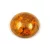 Cseh üveg kaboson - Frost Tangerine Bronze - 18mm