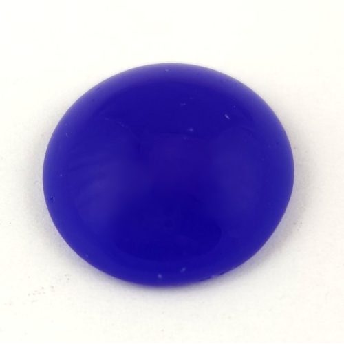 Czech Glass Cabochon - Dark Blue - 25mm