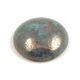 Czech Glass Cabochon - Green Bronze - 25mm