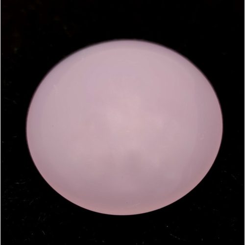 Cseh üveg kaboson - Rose Water Opal - 25mm
