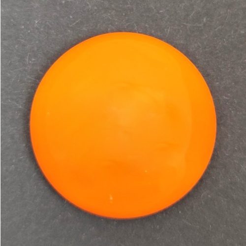 Czech Glass Cabochon - Orange - 25mm