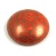 Czech Glass Cabochon - Orange Bronze - 25mm