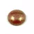 Czech Glass Cabochon - Red Bronze - 18mm