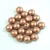 Candy - Czech Pressed Glass Bead - Matte Metallic Copper - 6mm