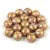 Candy - Czech Pressed Glass Bead - Alabaster Pink Bronze Luster - 6mm