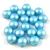 Candy - Czech Pressed Glass Bead - Pastel Aqua - 6mm