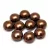 Candy - Czech Pressed Glass Bead - Bronze - 8mm