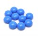 Candy - Cseh préselt kétlyukú gyöngy - Sapphire Blue - 8mm