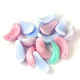 Curved Petal (Íves szirom) gyöngy - 7x13mm