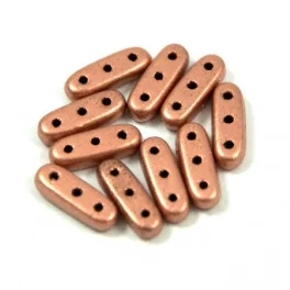 Czech Mates Beam - háromlyukú hasáb - 3x10mm