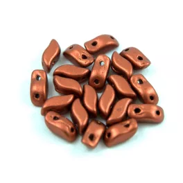 StormDuo - cseh préselt kétlyukú gyöngy - 3x7mm