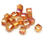 Cube Shaped Glass Beads