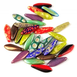 Lándzsa (szirom) gyöngy - 5x16 mm