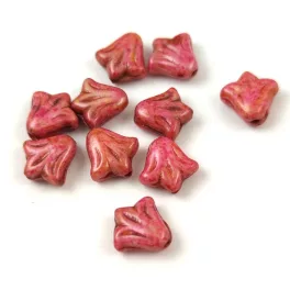 Lily Flower Bead - 9mm