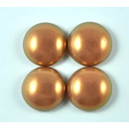 Glass Imitation Pearl Cabochon - 14mm