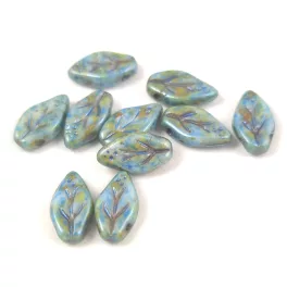 Cherry Leaf Bead - 6x10mm