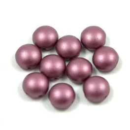 Candy - Czech Pressed 2 Hole Glass Bead - 8mm