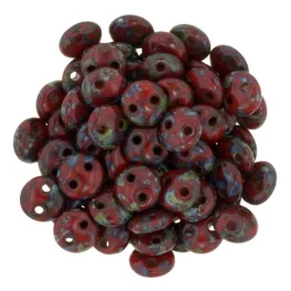 Czech Mates Lentil - Kétlyukú lencse - 6mm
