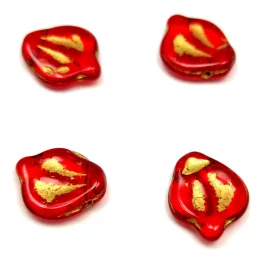 Peony Petal Bead - 12x15mm