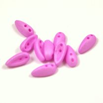   Chilli - cseh préselt kétlyukú gyöngy - pastel violet - 4x11mm