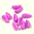 Chilli - cseh préselt kétlyukú gyöngy - pastel orchid - 4x11mm