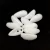 Chilli - cseh préselt kétlyukú gyöngy - Matt Alabaster - 4x11mm