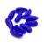 Chilli - cseh préselt kétlyukú gyöngy - Sapphire - 4x11mm