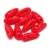 Chilli - cseh préselt kétlyukú gyöngy - Red - 4x11mm