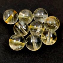 Citrine round bead - 6mm