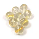 Citrine round bead - 6mm